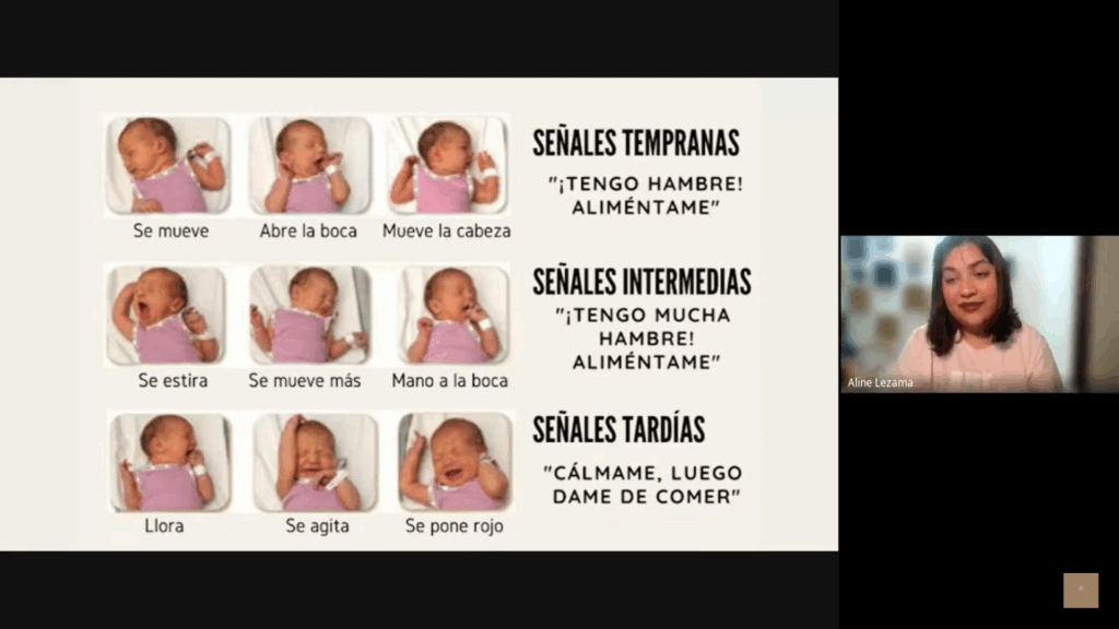 Señales de hambre en bebés