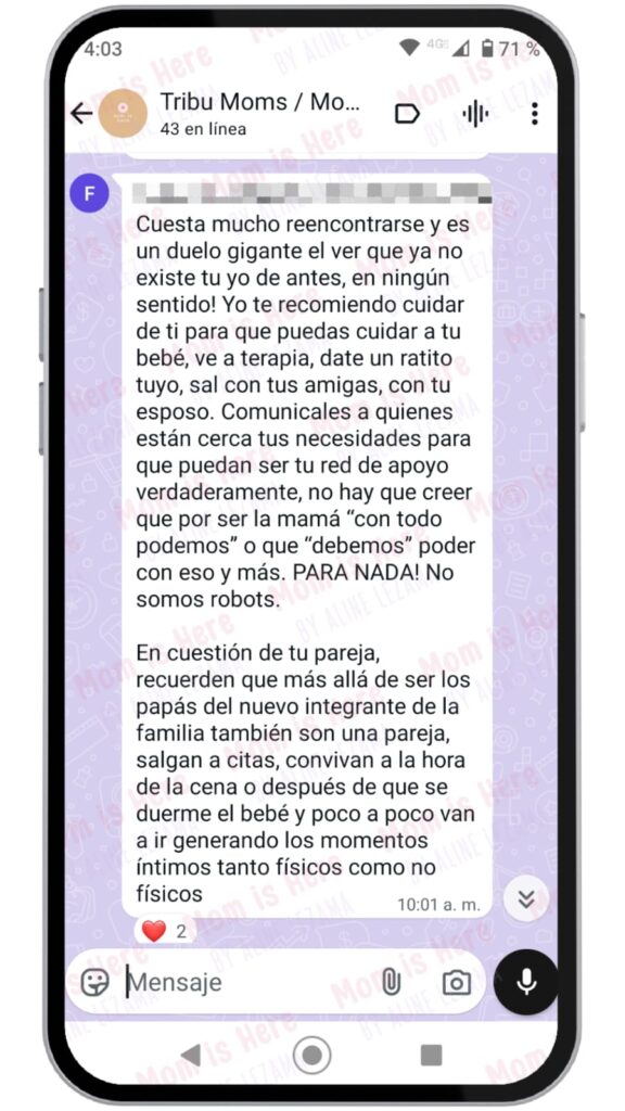 comunidad digital de mom is here.2